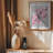 "Cherry blossom" Framed Textured Wall Art-431080412-431080413