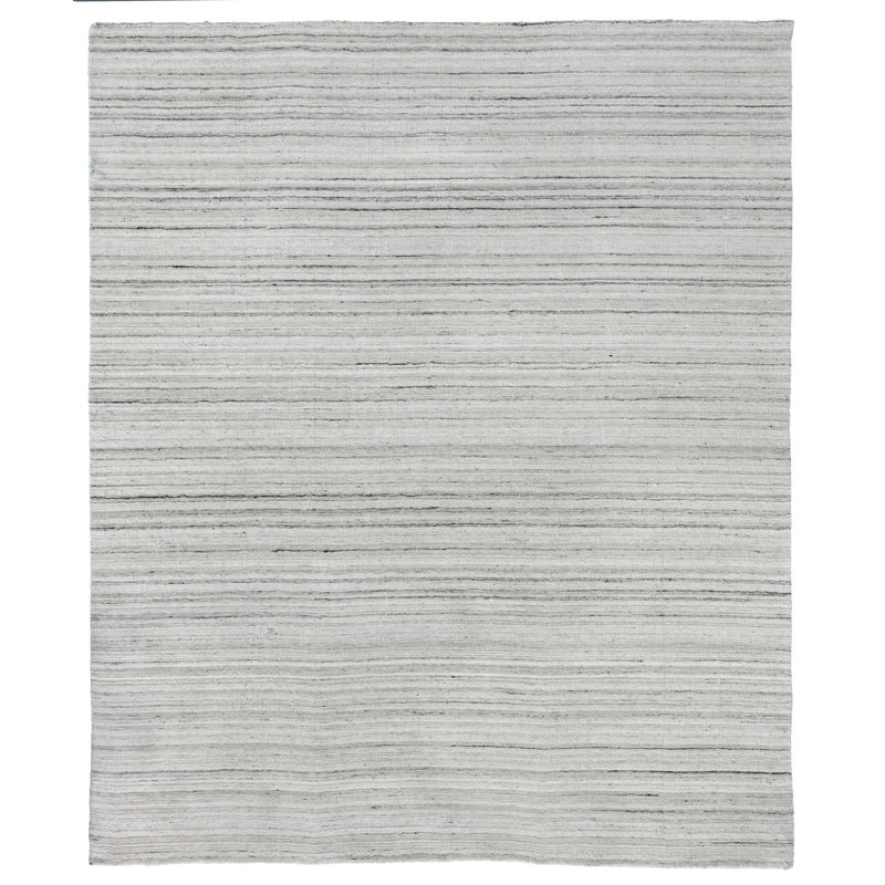 Organica Wool Striped Area Rug, Rectangle 6' x 9'