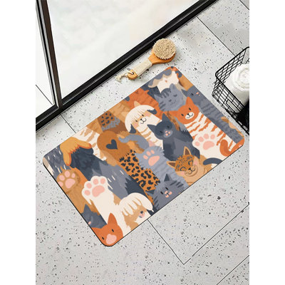 Tapis de bain mignon 16 x 24 po