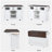 54.9" Kitchen Island with Drop Leaf & Power Outlets, Rolling Kitchen Cart with Barn Doors & Glass Front, Farmhouse Storage Cart for Kitchen & Dining-1662803093