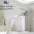 Single-Hole Single-handle Bathroom Faucet with Drain Assembly-116574889