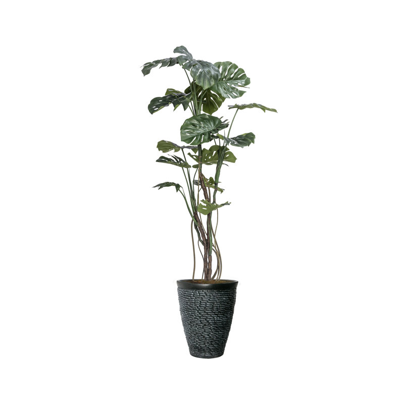 Fausse plante 81 po en pot Monstera