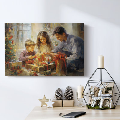 Christmas Holiday Arts - Toile tendue avec châssis XMA171252