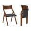 2 chaises de salle à manger pliantes. Peu encombrant, facile à transporter. Pas d'assemblage. Support de dos ergonomique. Pour la chambre, le bistro et le visiteur. Conception légère.-1689512853