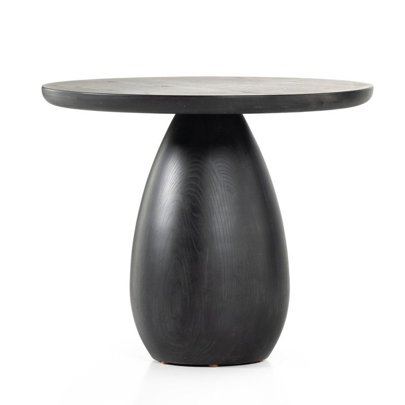 Merla End Table, Black Wash Ash Veneer, 17.75" H x 21.75" W x 21.75" D