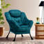 Arrowpoint Velvet Armchair-1445805247
