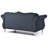Cozy Transitional Flared Arm Loveseat-1238582040