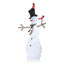 Outdoor Mesh Snowman Christmas Decoration with LED Lights-2117286053