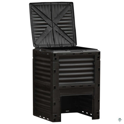 Composteur d'extérieur à grande capacité Outsunny