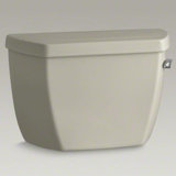 Highline Classic 1.0 GPF Toilet Tank with Tank Cover Locks and Right-Hand Trip Lever