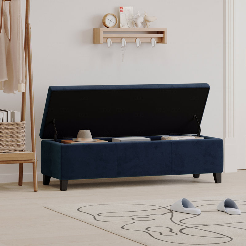 Repose-pieds avec rangement, pour le salon