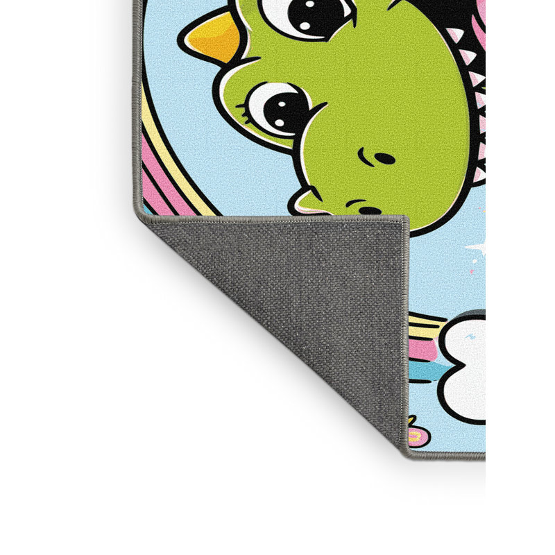 Tapis pour enfants Zoomie Kids, Rectangle 2 pi x 3 pi