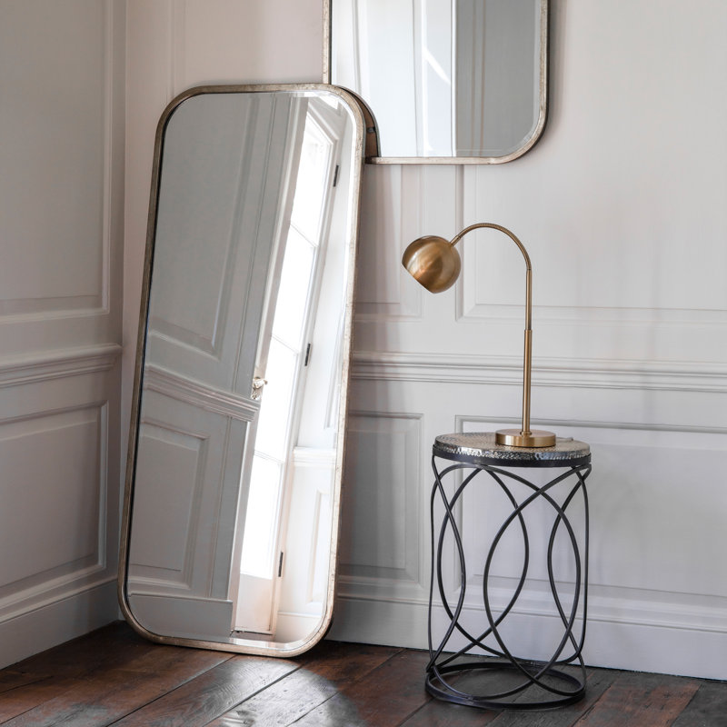 Melendy Metal Flat Floor Mirror
