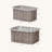 Blended Fabric Storage Baskets Set of 2-296538598