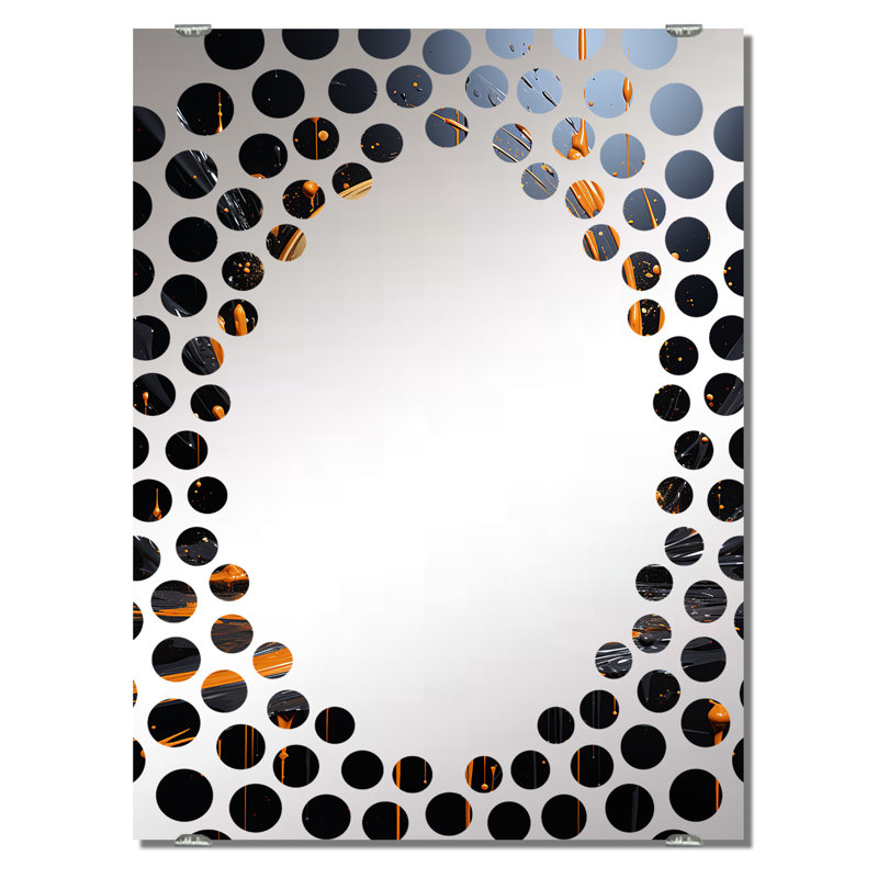 Miroir mural Collages MIR131617, H 32 po x l 24 po, Wais - Résumé