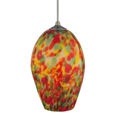 Luminaire suspendu soufflé 7 "Metro Fusion Popeye