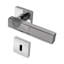 Kymi Flat Door Lever with Square Rosette-93536435