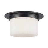 Mineral 11-in Brass Flush Mount