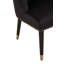 Azarion Velvet Chair With Black Legs-93609985
