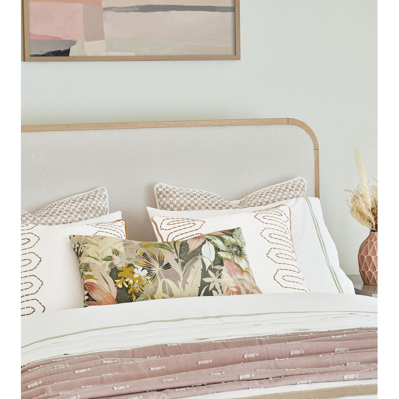 Felicity Linen Lumbar Pillow Cover & Insert