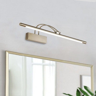 Miroir lumineux à DEL 1 lumière à intensité variable