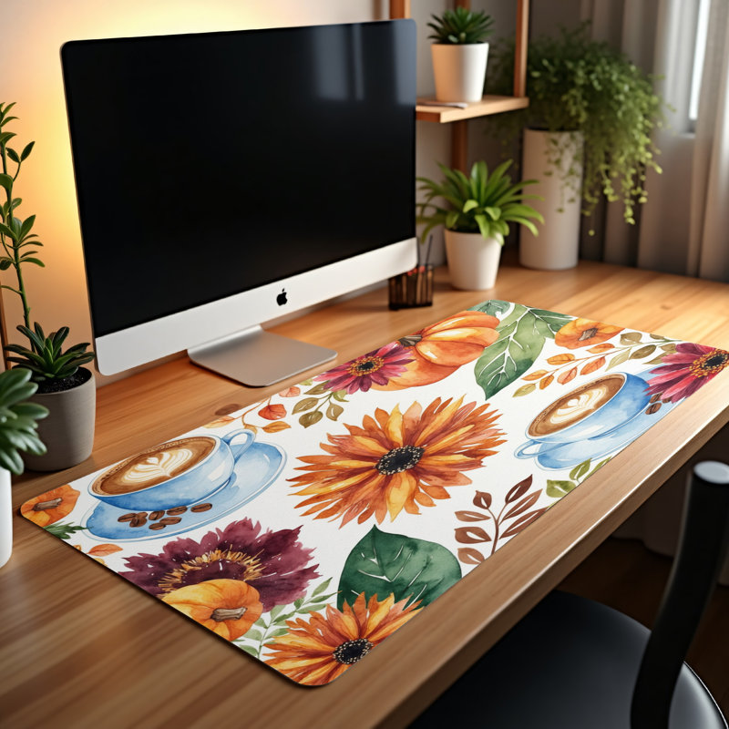 Polyester Desk Pad, 14.4x12.1