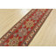 Tapis de couloir rouge en laine 2 pi 8 po x 12 pi 4 po Mol One-of-a-Kind Mol