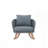 Contemporary Minimalist Wicker Rocking Chair-396700956