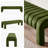 Oyan Modern Channel Tufted Backless Upholstered Bench-107520322-120610686