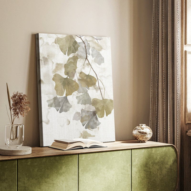 Ginkgo Accent II - galerie sur mesure Cavas, H 36 po x l 24 po