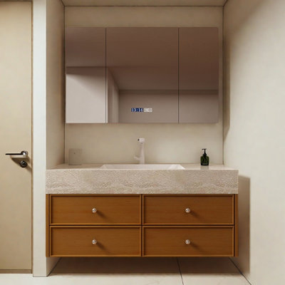 Retro high-end style bathroom cabinet