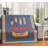 QUILT THROW BLANKET BISON TRAIL 50"X60"