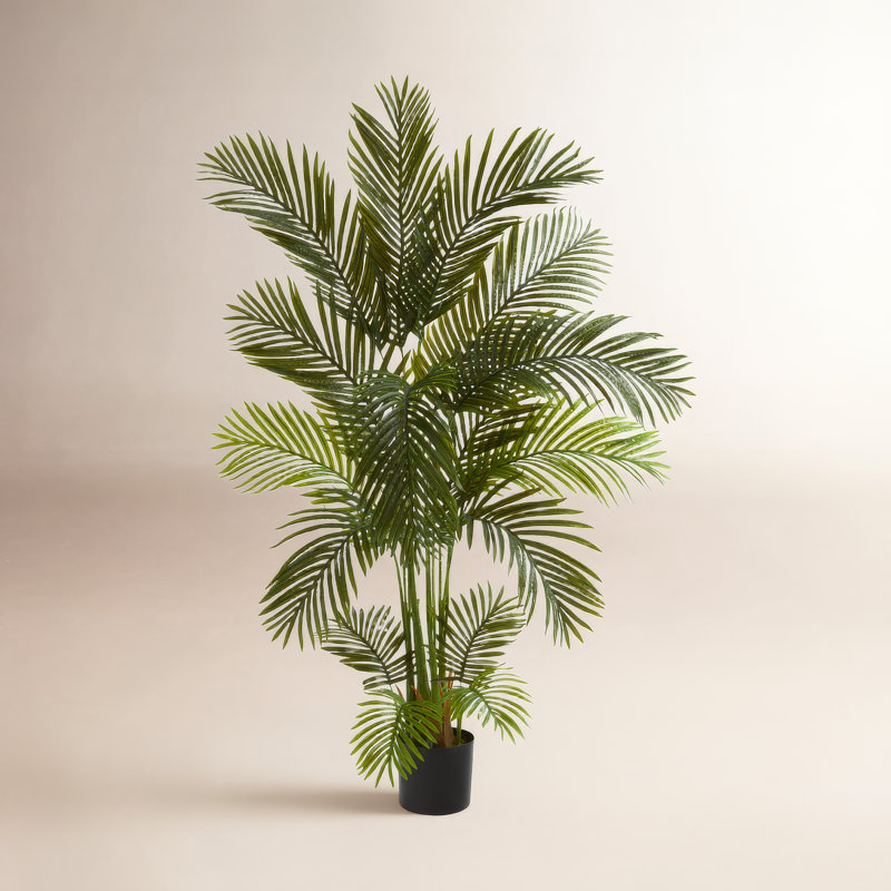 Palmier artificiel en pot, H 66 po x l 30 po x P 30 po