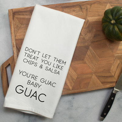 Torchon à imprimé bébé guac