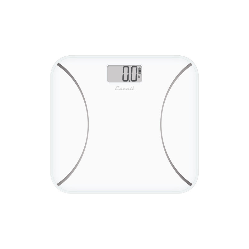 Kinetic Bathroom Scale, White, White