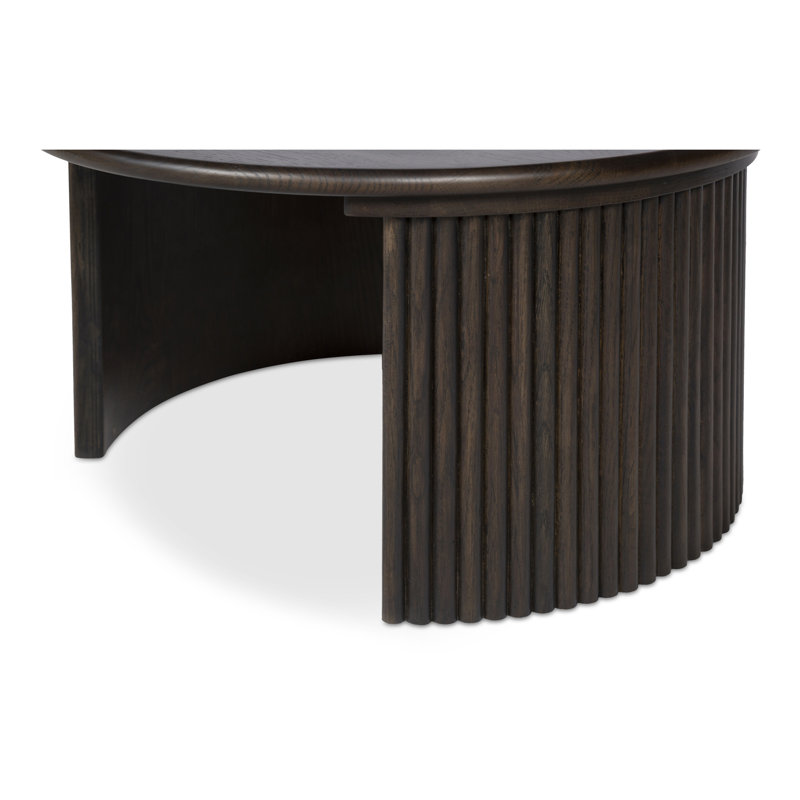 Penny Small Coffee Table Dark Brown, 15.75" H x 39" L x 39" W, Espresso