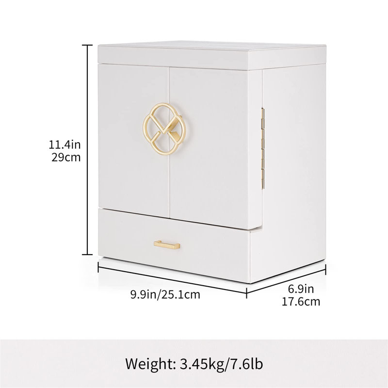 Hawkinson Jewellery Box +, White