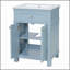 Armoire de salle de bain 24 po avec portes à fermeture douce et tablette réglable, meuble-lavabo avec lavabo en céramique-1792885003