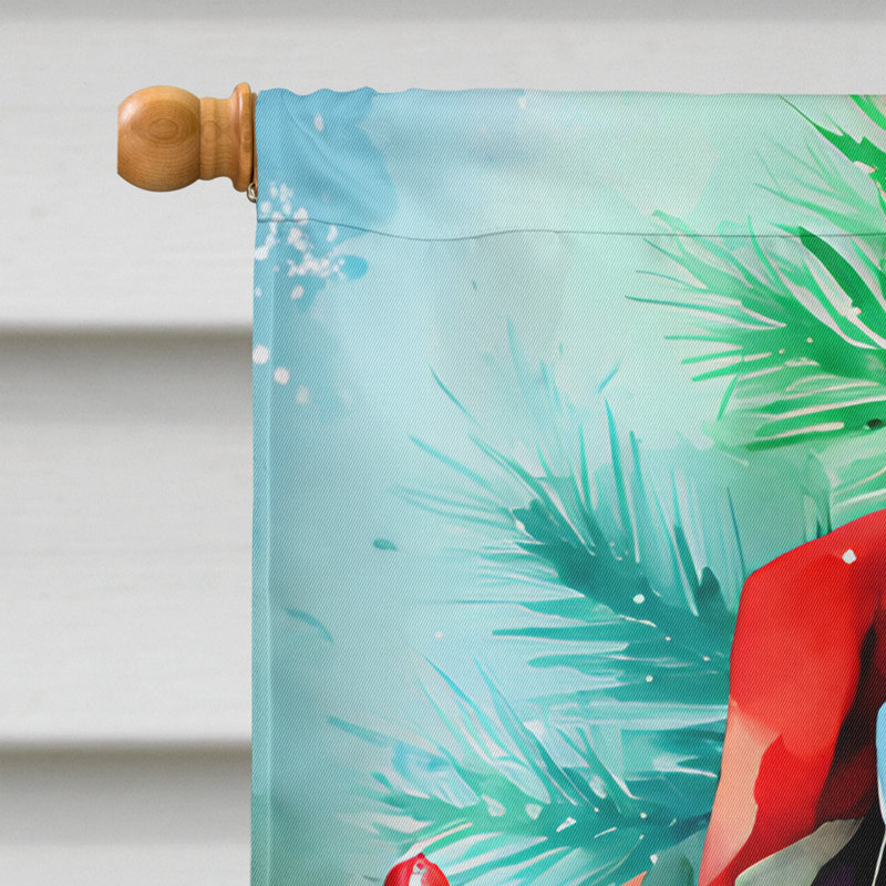Double Sided Polyester Christmas, 40'' H x 28'' W