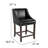 Desaria Transitional Barstool with Accent Nail Trim-84895854-84895855