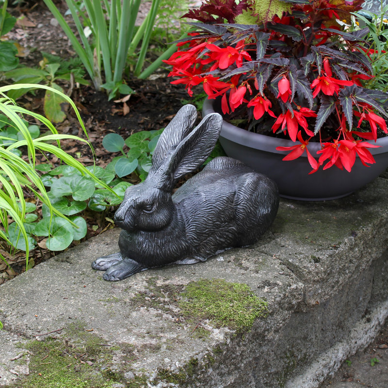Statue de lapin Coronel, Gris anthracite