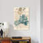 « rétro-algues bleu algues iii », reproduction d’impression sur toile tendue-72654800-72654799-20816918