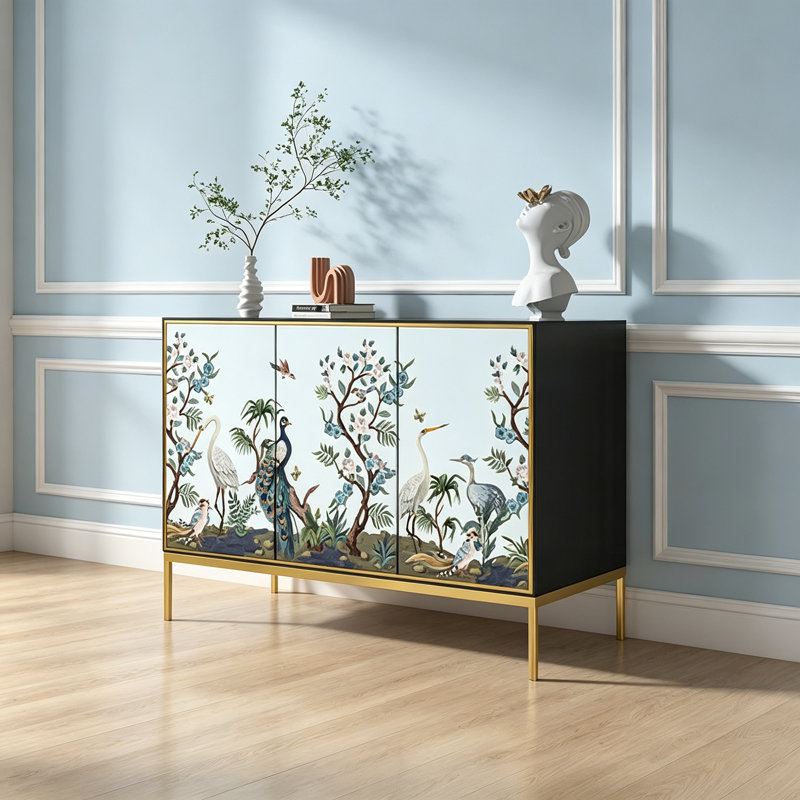 Chinese Style Solid Wood Storage Cabinet