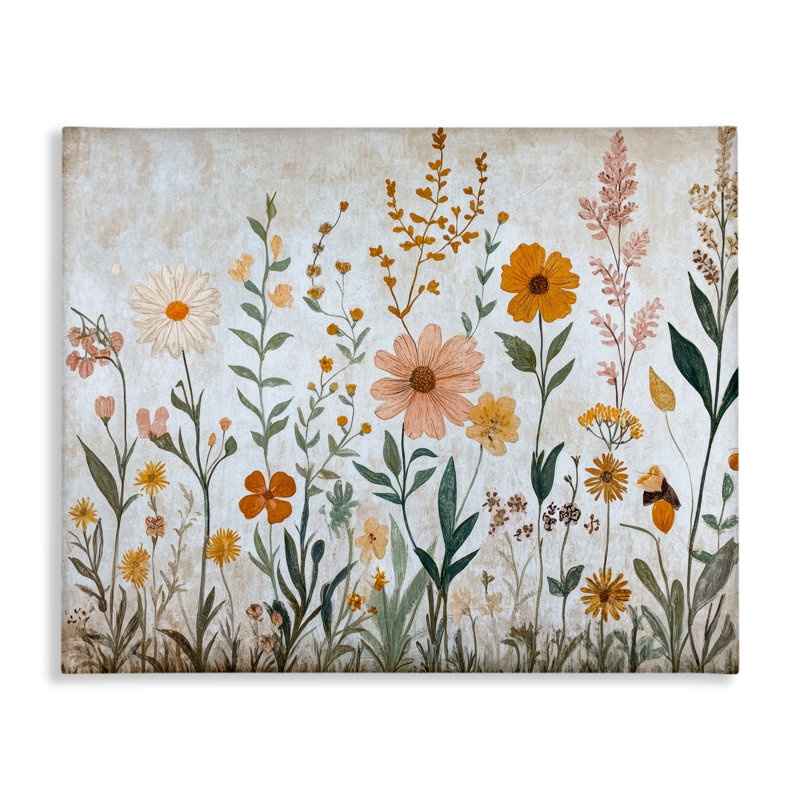 Feuilles d'automne, toile par Petal Prints Design, H 16 po x l 20 po