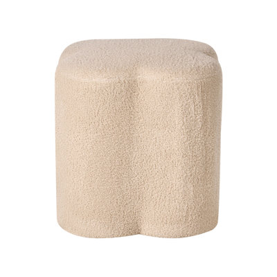 41cm Wide Irregular Solid Colour Pouffe Ottoman