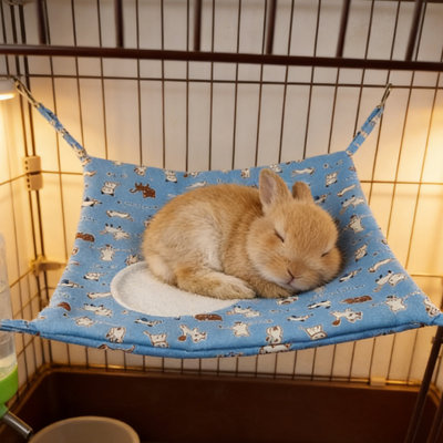 Hamac pour petits animaux de compagnie pour animaux de compagnie - 2 couches super douces pour lit de bébé