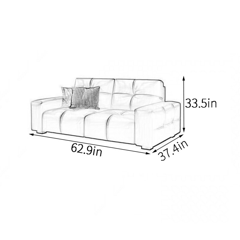 Modern simple Italian sofa