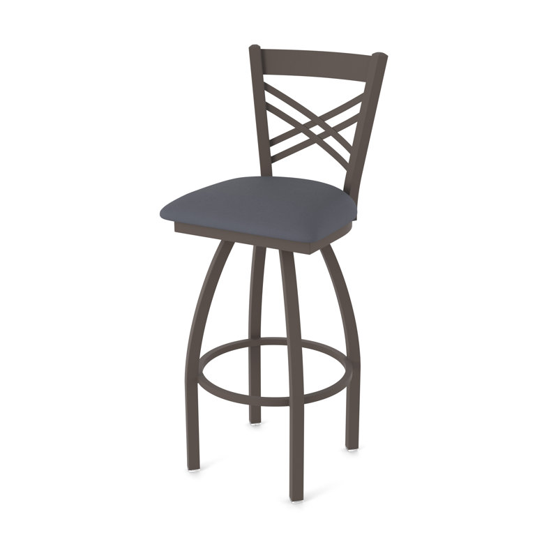 Tabouret pivotant 820 Catalina, Bronze, Vinyle - tempête Canter, Très grand (assise de 36 po de hauteur)