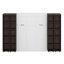 Lit escamotable mural Murphy avec portes de rangement-1116485581