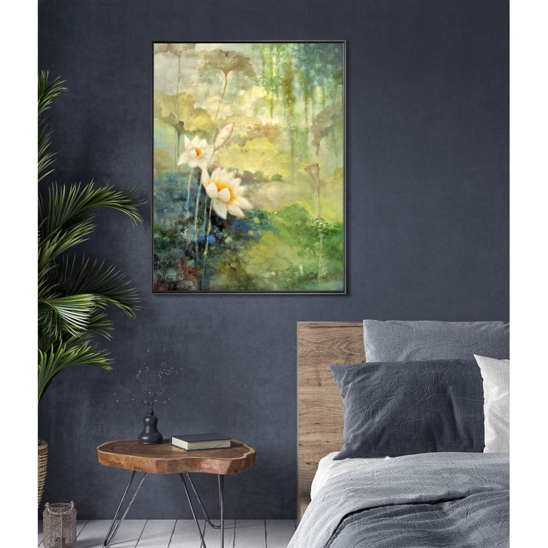 Le Beau Giclee by AFD Home 11158399 Floral Fusion Gallery Wrap, 36-Inch by 48-Inch